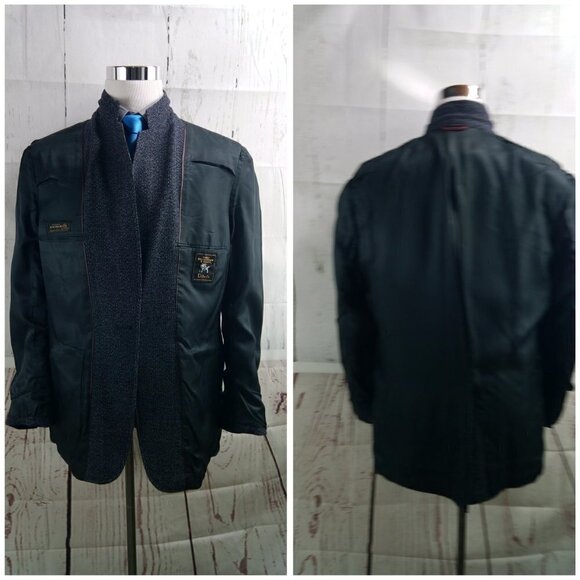 Hart Schaffner & Marx Dillard's 42R Multicolor Tweed Plaid Blazer Sport Coat - Picture 10 of 10